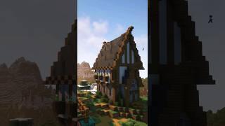 Medieval house in Minecraft #minecraft #timelapse #house #medieval