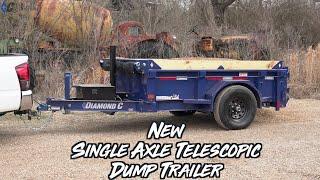 New Single Axle Telescopic Dump Trailer | Diamond C