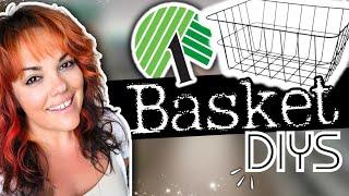 12 INCREDIBLE Dollar Tree DIY Craft Ideas using baskets • DIY Home Decor