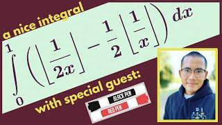 A special case of Riemann's integral identity, with @blackpenredpen