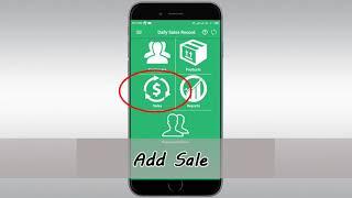 Daily Sales Record App - How to use the app