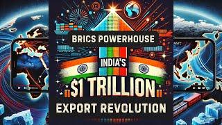 BRICS: India’s $1 Trillion Export : A Global Trade Revolution #brics #bharat