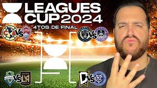 ¡PREDICCIÓN LEAGUES CUP 2024! 4TOS DE FINAL