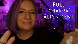 Reiki ASMR Chakra Alignment & Balancing - Full Energy Healing Session for Total Energy Alignment