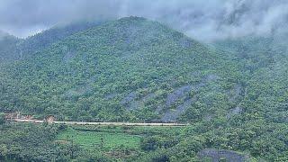 Train spotting from Pandavan Para | Kollam - Sengottai Route | Western Ghats | First WAP-7 Run