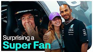 EPIC Monza Hot Lap and Surprise for F1 Super Fan. 