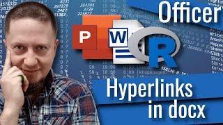 R Officer - Hyperlinks in docx