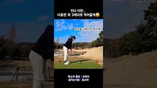 담엔 우리언니 꼭 2메다로 찍어줘야지.. @rim_golf #golf #golfswing #골프스윙 #키작녀 #구독 #제스타임 #라제스타임 #페어레이디 #골프치는여자
