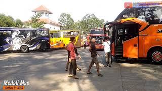 TUMPAH RUAH BERBAGAI BUS DI SINI - Kompilasi Hunting Bus AKAP, Di Terminal Poris Tangerang #3