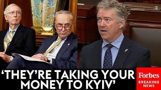 BREAKING NEWS: Rand Paul Absolutely Unleashes On McConnell, Schumer In Tirade Against Ukraine Aid