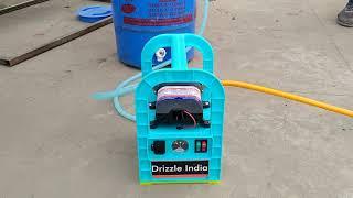 Double Motor Portable Sprayer Demo