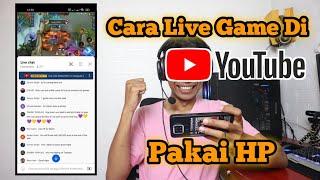 Cara Live streaming game di youtube dengan 1 hp