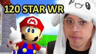 Reacting to the NEW 120 Star World Record Speedrun by Weegee (1:36:02)