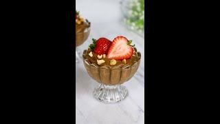 Chocolate Avocado Mousse (Healthy Desserts) #shorts