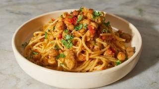 Air Fryer Chickpea Tomato Pasta *the easiest one*.