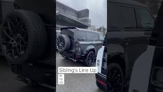 Overfinch 90 110 130 LINE UP ‼️Land Rover Defender Custom Builds! #luxury #landrover #suv #4x4