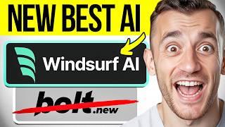 Better than Bolt.New? Windsurf AI is INSANE (FREE!) 