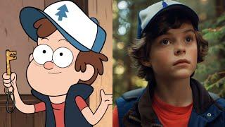 Gravity Falls Characters in Real Life