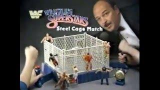 WWF LJN Steel Cage Match Set Commercial feat. Mean Gene Okerlund