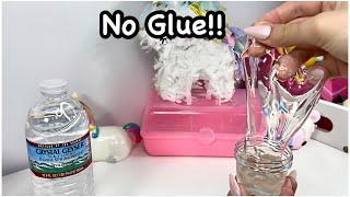 Water Slime!? 🫧 How To Make Easy NO GLUE Water Slime!!