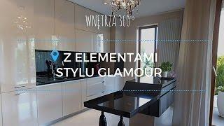 Aranżacja mieszkania z elementami stylu glamour - 130 m² #projekt wnętrz #architekt