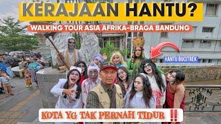 wisata jalan paling ramai di bandung JL. Asia Afrika  - Braga - alun alun bandung ‼️ #indonesia