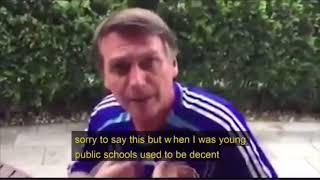 President Bolsonaro shows how the left indoctrinated the children in Brazil to enslave our society.