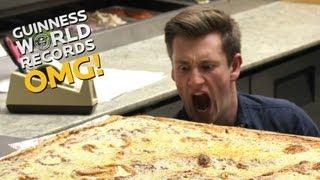 Worlds LARGEST pizza - Furious Pete and Food for Louis // On The Road