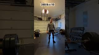 Week 6 Test - Deadlift 260 lb for reps