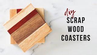 DIY Scrap Wood Coasters With 3 Tools