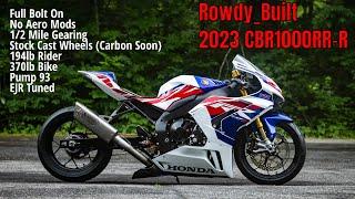 Day 1 Testing Of Rowdy_Builts 2023 CBR 1000RR-R!