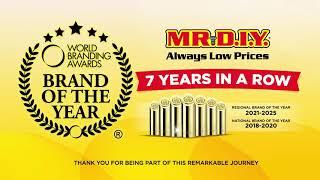 MR.DIY World Branding Award