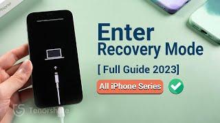 How to Put iPhone in Recovery Mode [Full Guide 2024] - iOS 17/16 Supported