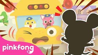 Veo, Veo with School Bus | Car Town |  Bus Songs | Wheels on the Bus | Veo Veo | Pinkfong Car Story