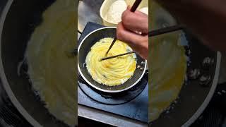 Perfect Egg Spread asmr #shortviral#satisfying  #asmrcooking#cookingvideos #asmrcooking#asmrea