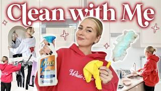 SPRING clean my first home with me!  chatty deep clean motivation