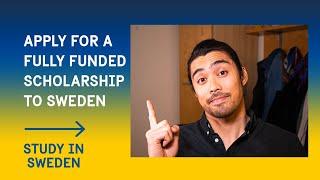 Apply for Fully-Funded Scholarships for Master's Programmes in Sweden - SISGP