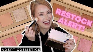 SWATCHES + DEMO NEW Adept Cosmetics FACE PALETTES | Steff's Beauty Stash