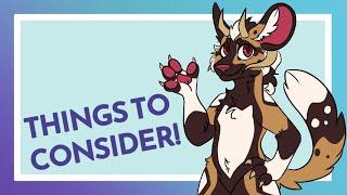 Things to Consider When Making a Fursona!