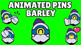 Barley Pins (Animated) | Brawl Stars | Green Screen