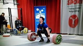 Hannes clean and jerks new Finnish and Nordic record 197 kg! 16.1.2021