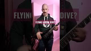 Flying V neck dive? Is the ESP Arrow neck heavy? #guitar #guitarist #musician