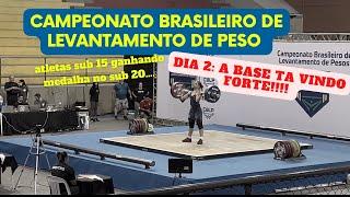 Campeonato Brasileiro de Levantamento de peso - Dia 2: Só medalha