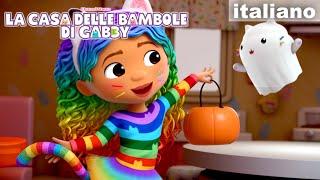 Fantasmi di banane per Gattoween | LA CASA DELLE BAMBOLE DI GABBY | Netflix