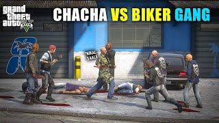 CHACHA FIGHT WITH BIKER GANG | GTA 5 GAMEPLAY