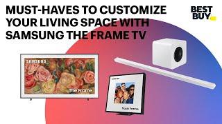 Must-Haves To Customize Your Living Space With Samsung The Frame TV  | Best Buy