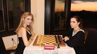 WGM DINA BELENKAYA VS WFM ANNA CRAMLING | BOTEZ CHESS CAMP ROUND 1