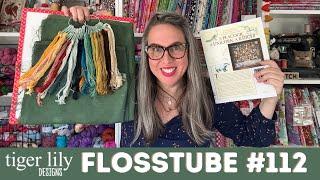 Flosstube 112 - The Peacorn Saga Update with Hand-dyed Linen Parade