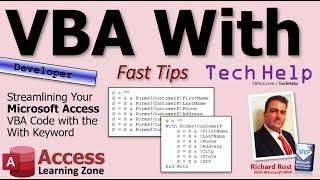 Streamlining Your Microsoft Access VBA Code with the With Keyword