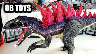 CUSTOM MATTEL SUPER COLOSSAL INDOMINUS GODZILLA REX | MORTEM REX | OB TOYS JURASSIC WORLD DINOSAUR